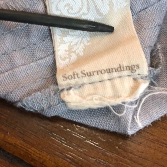 Soft Surroundings Gray Pants Size PS 100% Ramie Color is Soft Gray - Picture 10 of 10